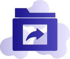 Folder Share Vector Icon