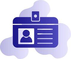 Identification Card Vector Icon