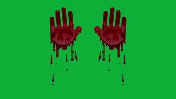 förmedla sorg - animerad blödning hand video