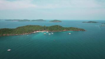 tropisch eiland ontsnappen, sereen antenne paradijs video