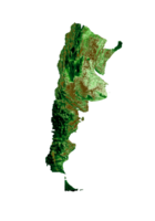 argentina mapa topográfico 3d mapa realista cor ilustração 3d png