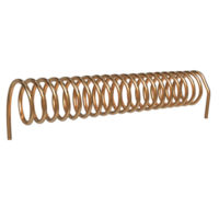 realista representación de solenoide bobina electrónica partes png