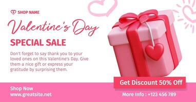 Valentine Special Sale Facebook Ads template