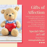 Valentine's Day Special Offer Instagam Post template