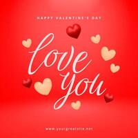 instagram post for valentine design ideas template