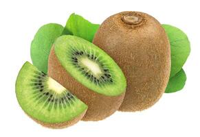 Kiwi aislado sobre fondo blanco foto