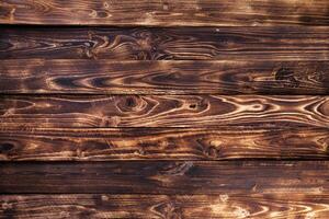 Dark wooden background, rustic wood photo