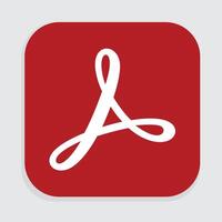 Adobe Acrobat Reader Vector logos, Adobe Icons, Abstract Vector Art