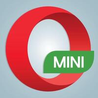 Opera Mini Icons, Opera Mini Browser, With Official Color, Vector Art