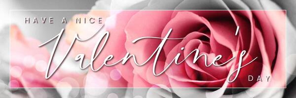 Have a Nice Valentine's Day Greeting For Twitter Header template