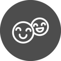 Happiness Creative Icon Design vector