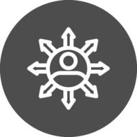 Influence Creative Icon Design vector