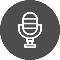 Microphone Creative Icon Design vector