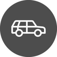 Station Wagon Creative Icon Design vector