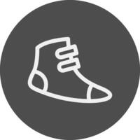 Football Shoes Creative Icon Design vector