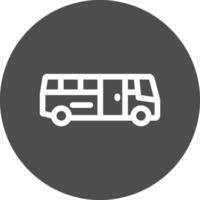 School Bus Creative Icon Design vector