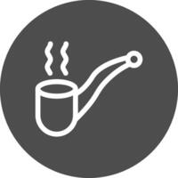 Pipe Cigar Creative Icon Design vector