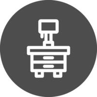 Side Table Creative Icon Design vector