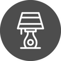 Table Lamp Creative Icon Design vector