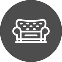 Sofa Creative Icon Design vector