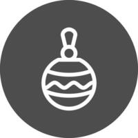 Bauble Creative Icon Design vector