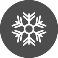 diseño de icono creativo de copo de nieve vector