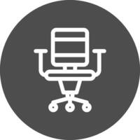 Office Chair Creative Icon Design vector