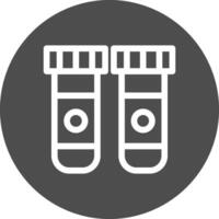 Test Tube Creative Icon Design vector