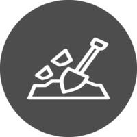 diseño de icono creativo de minería vector