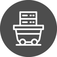 Data Mining Creative Icon Design vector