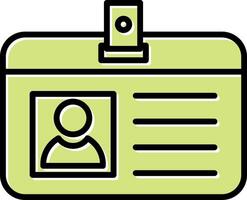 Identification Card Vector Icon