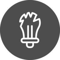 Bulb Creative Icon Design vector