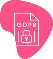 gdpr vector icono