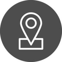 Location Pin Creative Icon Design vector