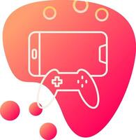 Joystick and Mobile Vector Icon