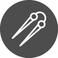 Knitting Needles Creative Icon Design vector