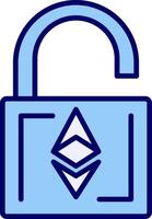 Ethereum UnLock Vector Icon