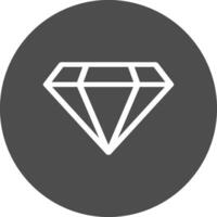 diseño de icono creativo de diamante vector