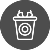 Waste Creative Icon Design vector