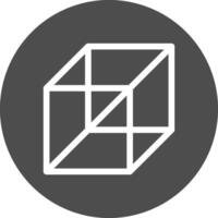 3d Cube Creative Icon Design vector