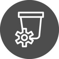 Waste Creative Icon Design vector