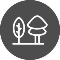 Trees Creative Icon Design vector