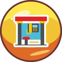 Telephone Box Vector Icon