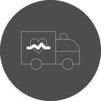 Ambulance Creative Icon Design vector