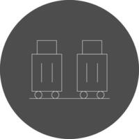 Luggage Creative Icon Design vector