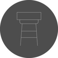 Stool Creative Icon Design vector