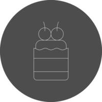 diseño de icono creativo de cupcake vector