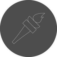 Torch Creative Icon Design vector