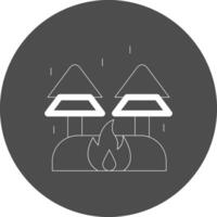 Fire Creative Icon Design vector