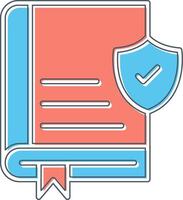 Book Secure Vector Icon